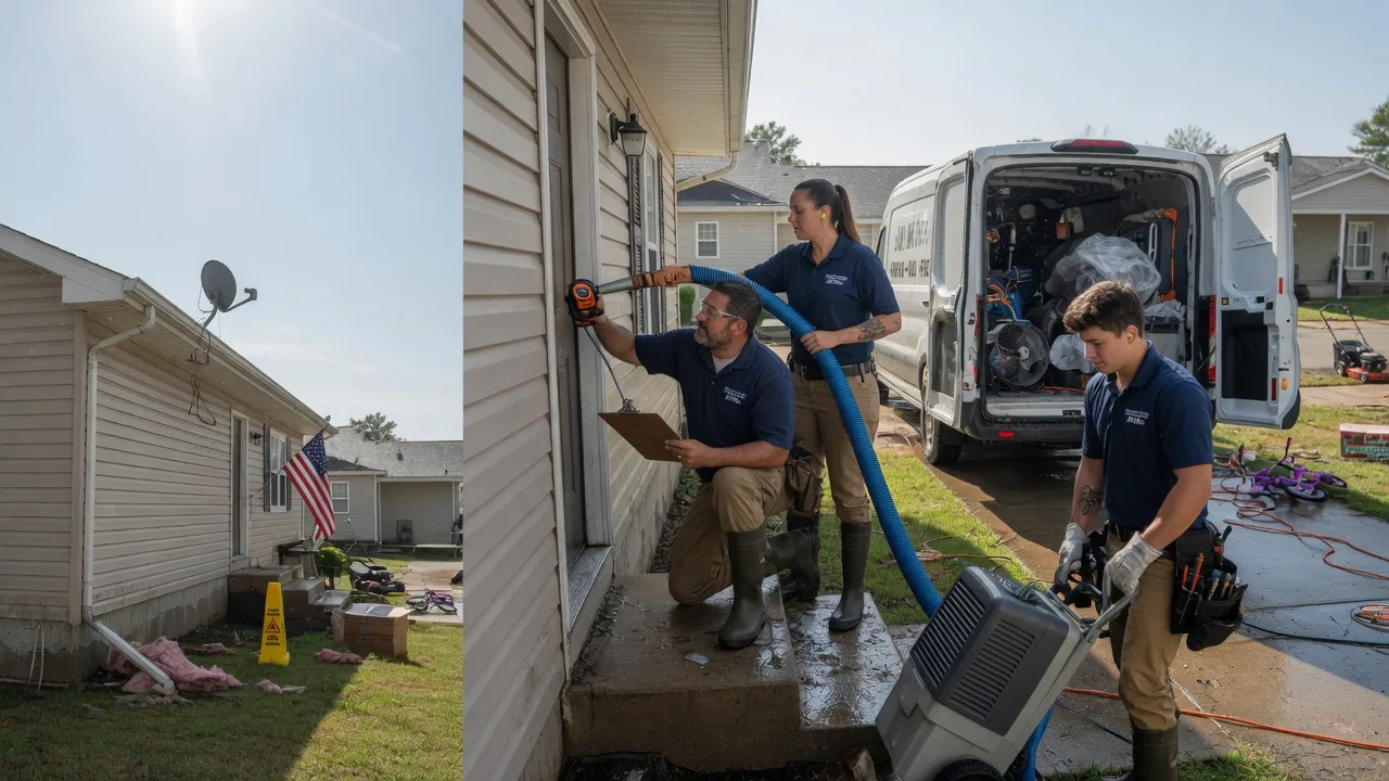 Ceiling Water Damage Restoration in Keene, TX near me